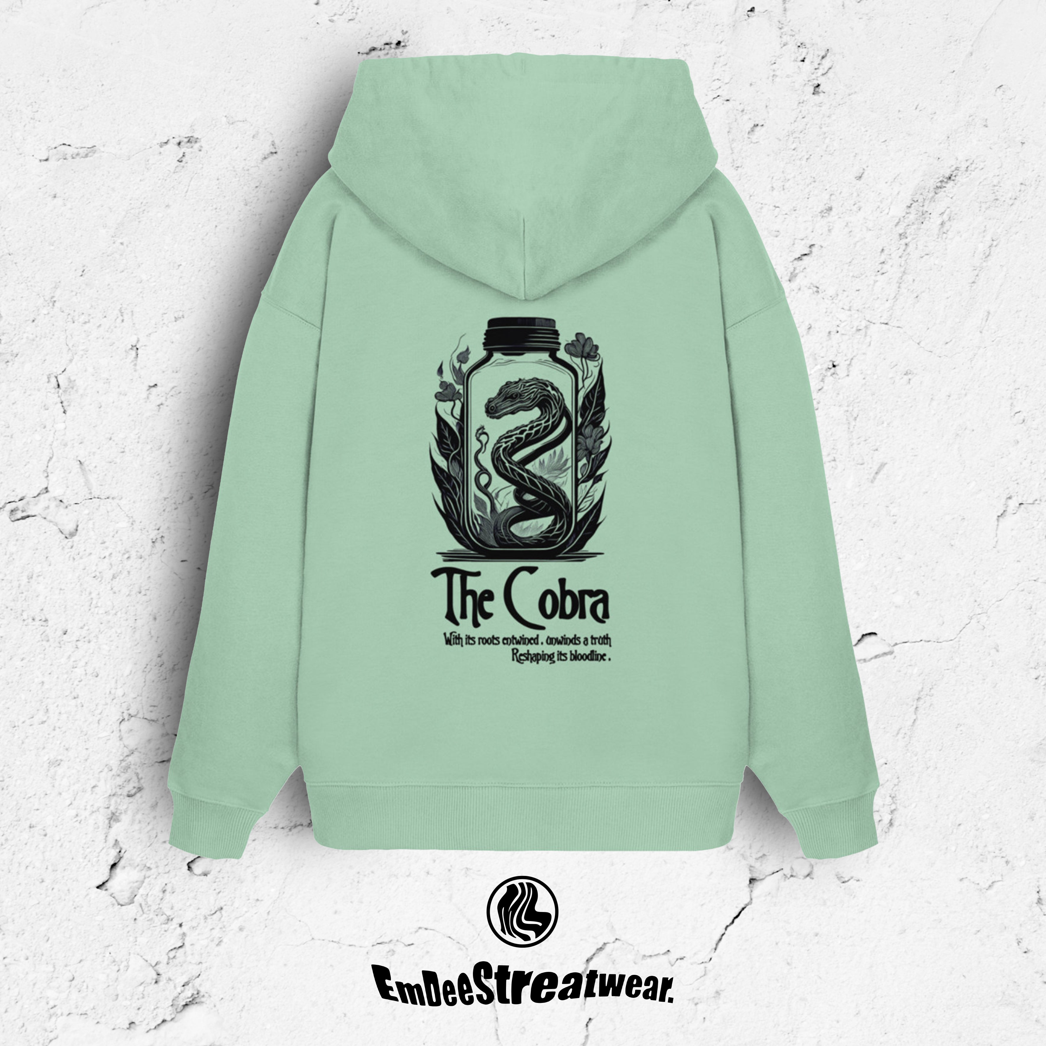 The Cobra II - Unisex Organic Oversized Hoodie