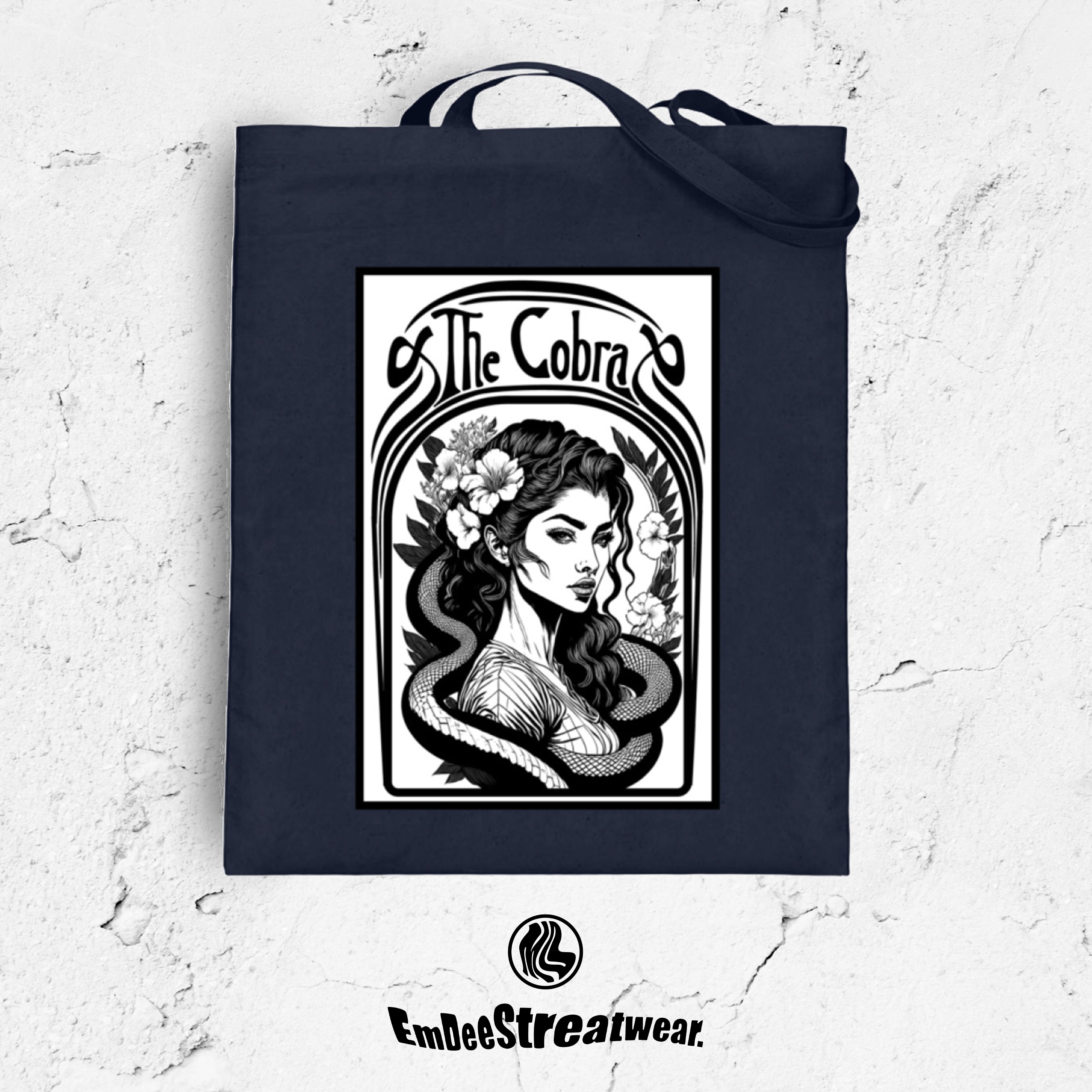 The Cobra - Canvas Tote Bag