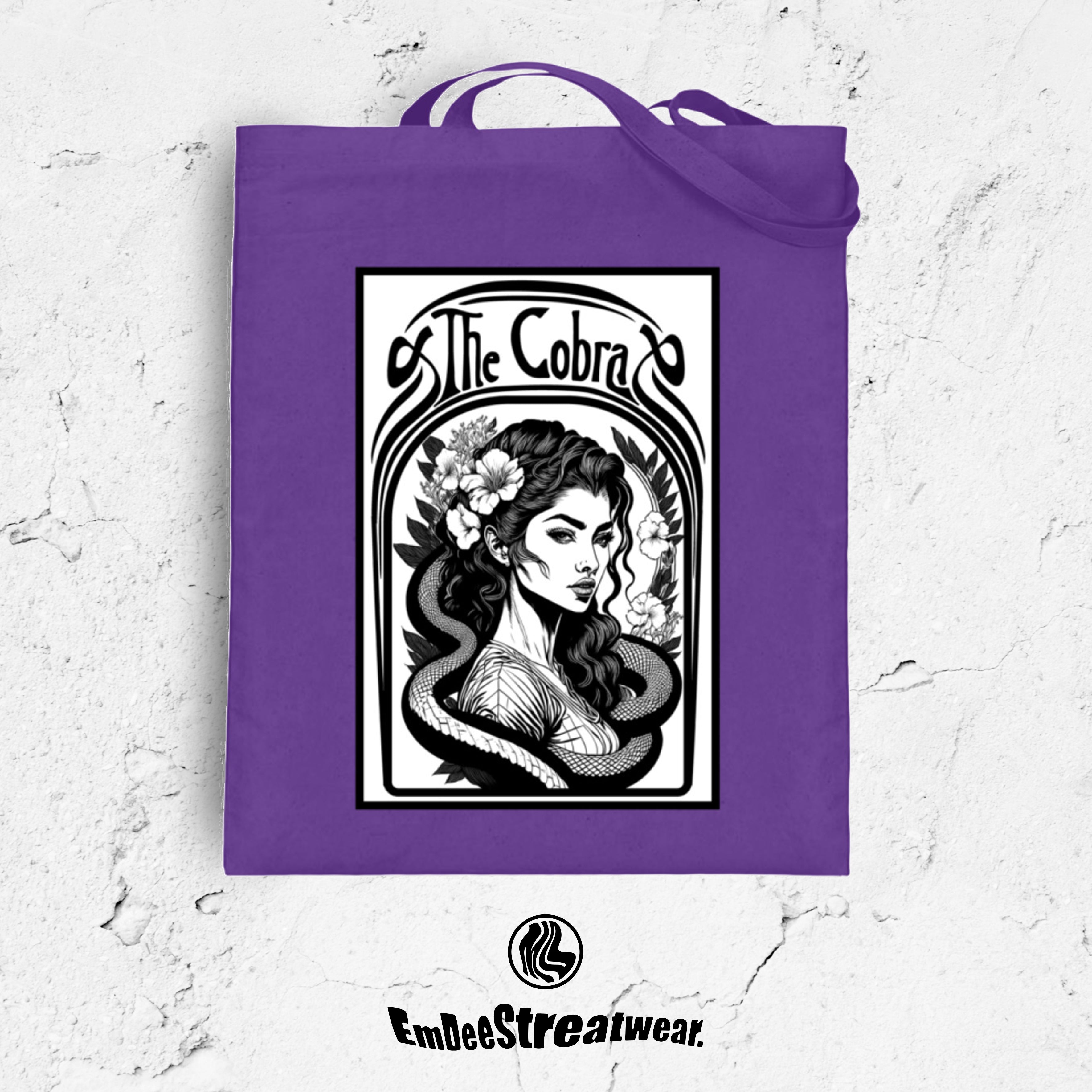 The Cobra - Canvas Tote Bag