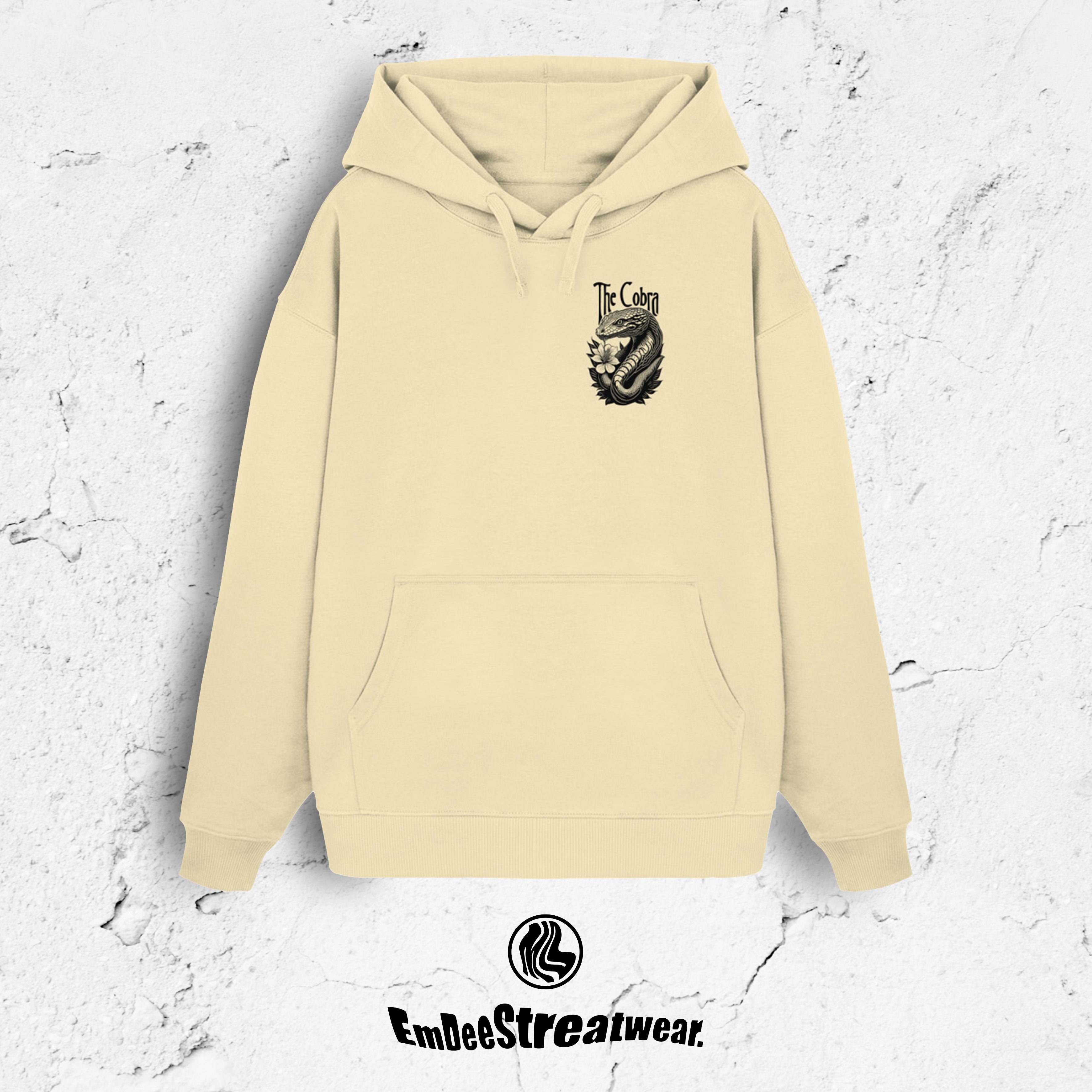 The Cobra Hoodie  - Unisex Oversized Organic Hoodie