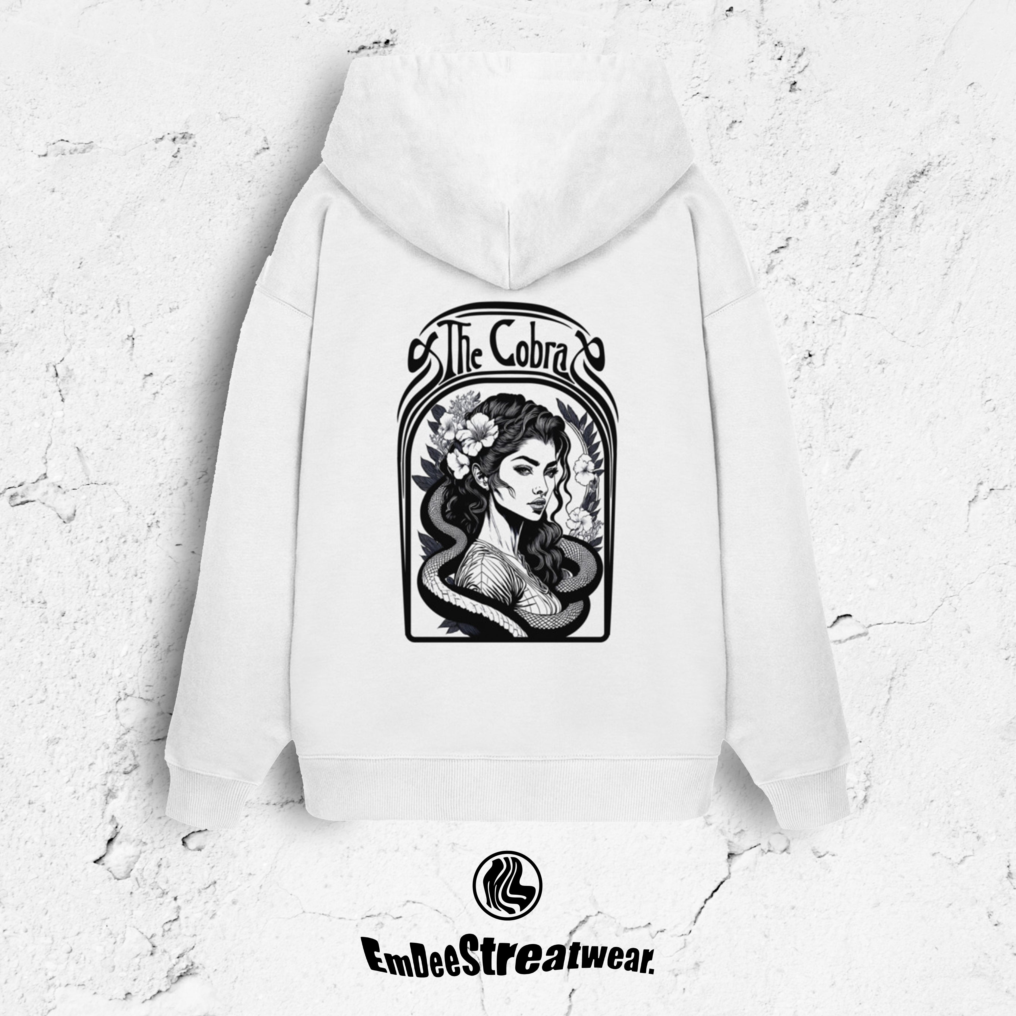 The Cobra Hoodie  - Unisex Oversized Organic Hoodie