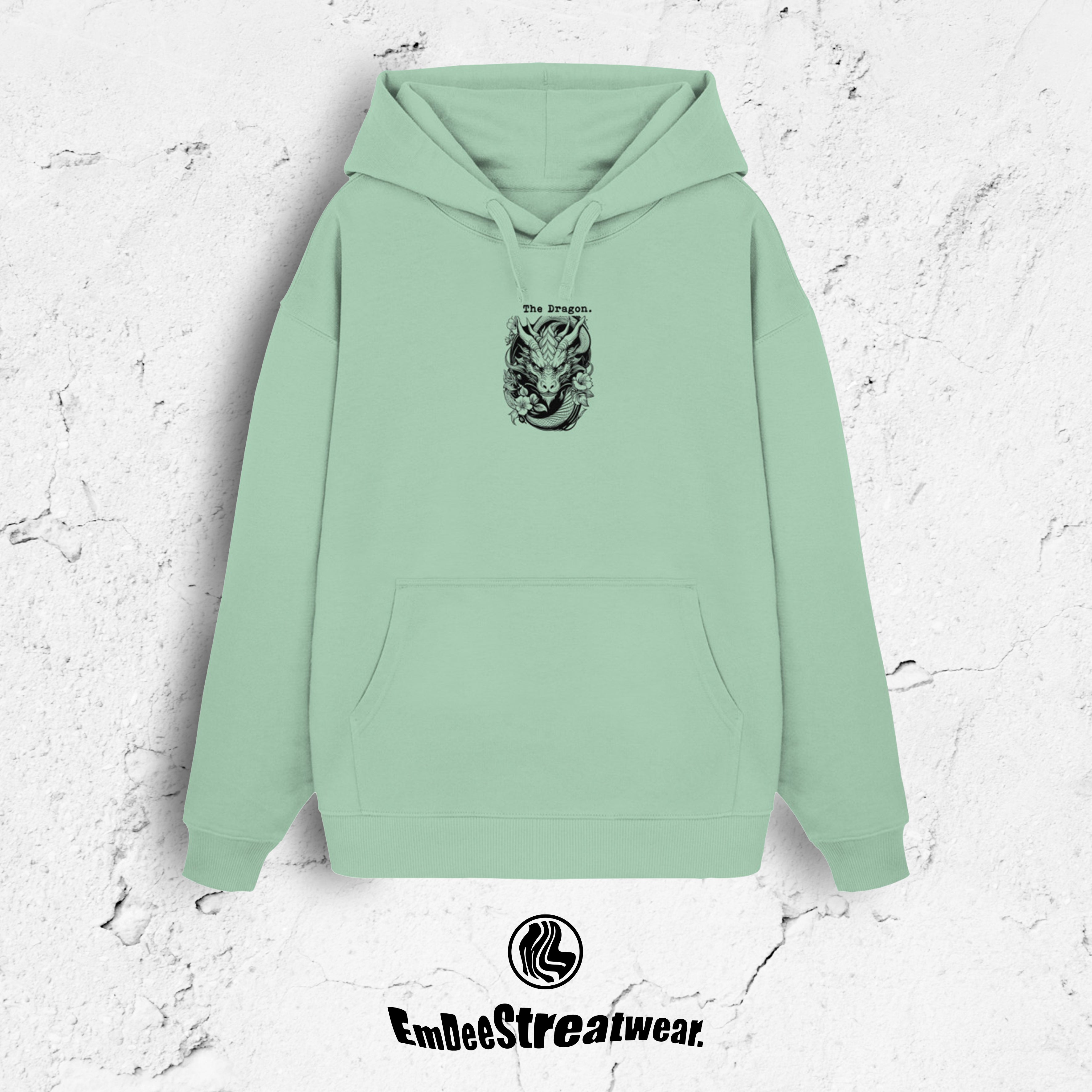 The Dragon - Unisex Oversized Organic Hoodie