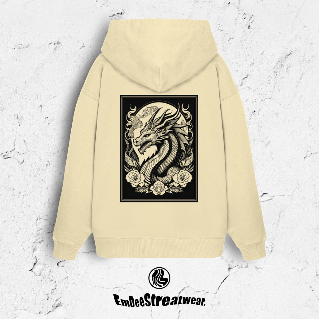 The Dragon - Unisex Oversized Organic Hoodie