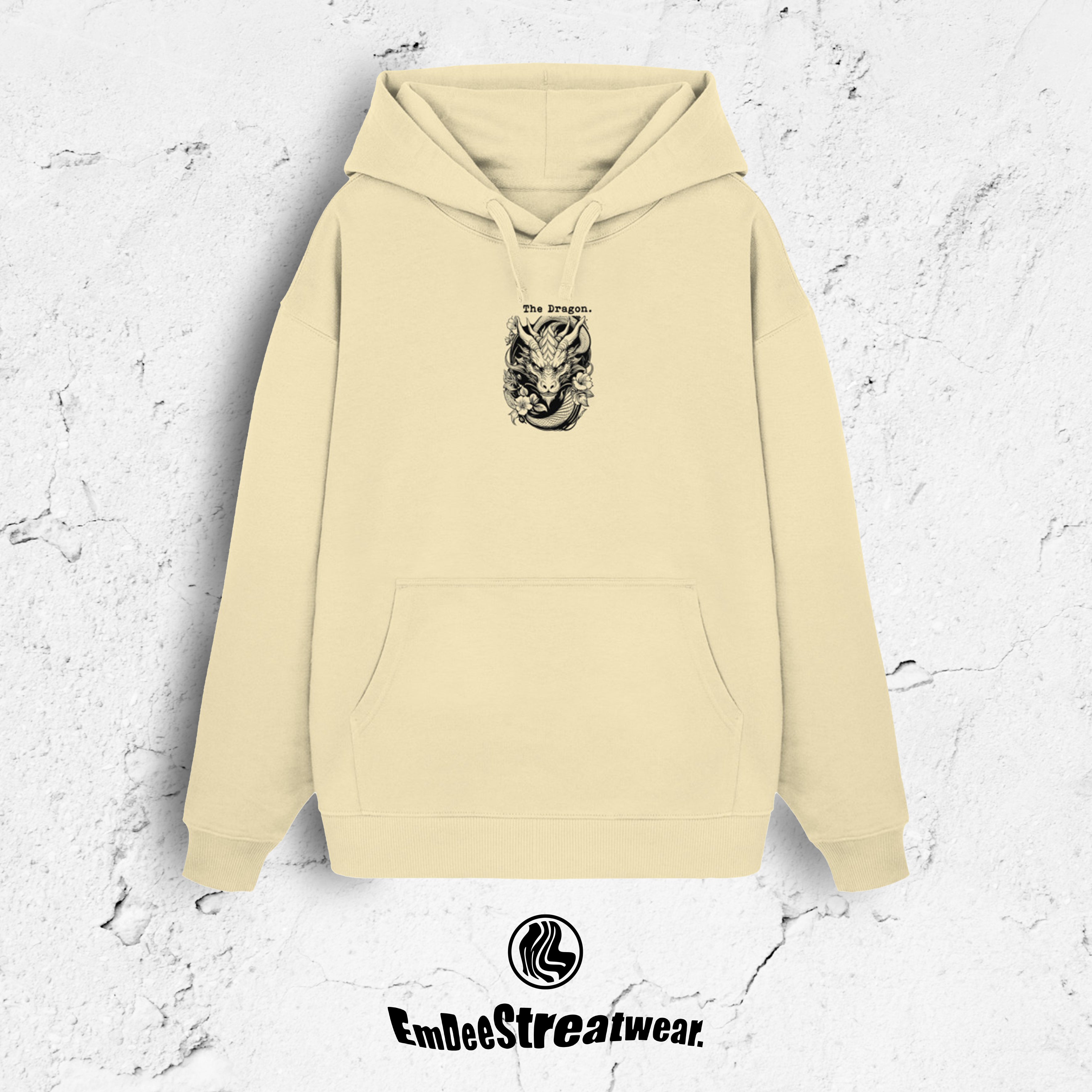 The Dragon - Unisex Oversized Organic Hoodie