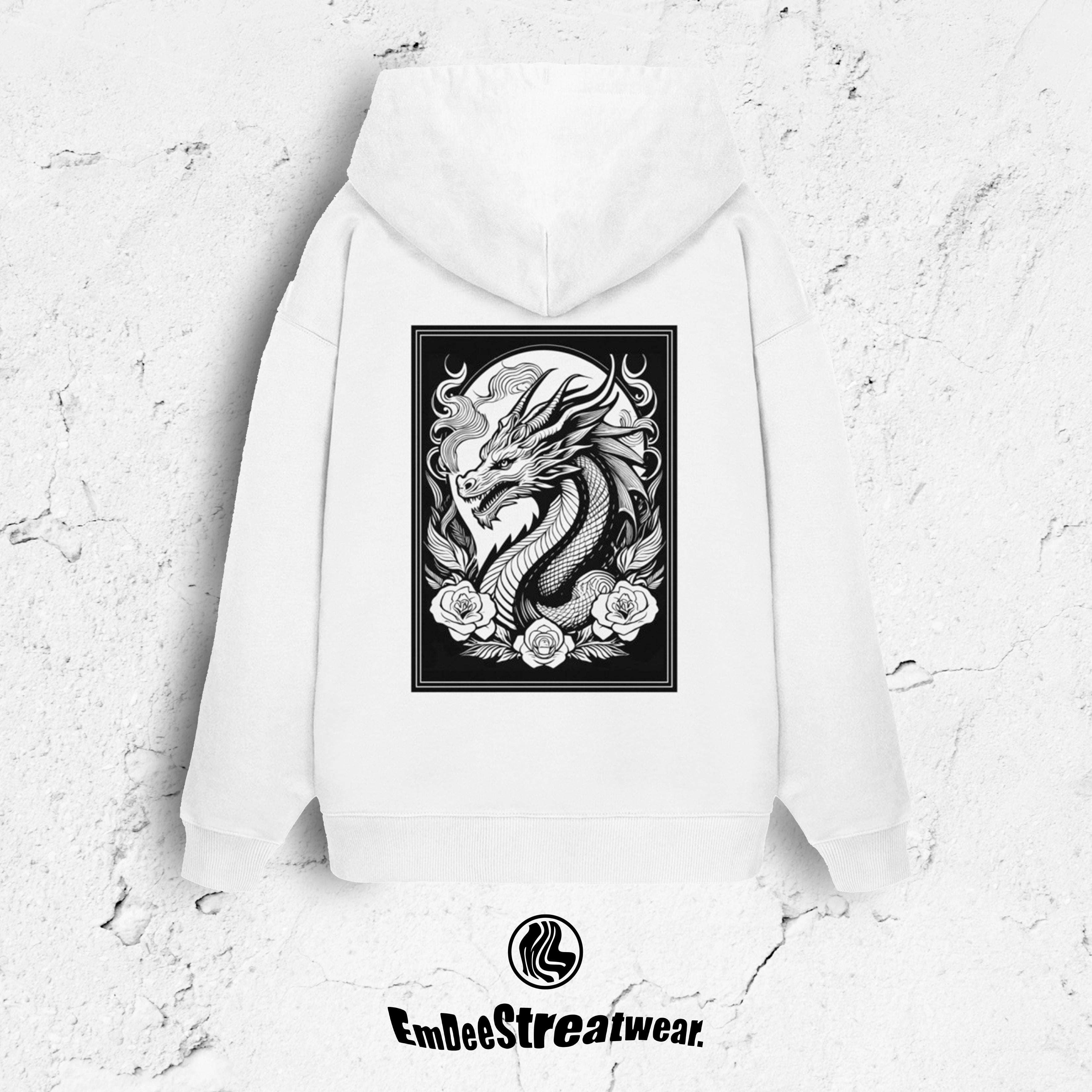 The Dragon - Unisex Oversized Organic Hoodie