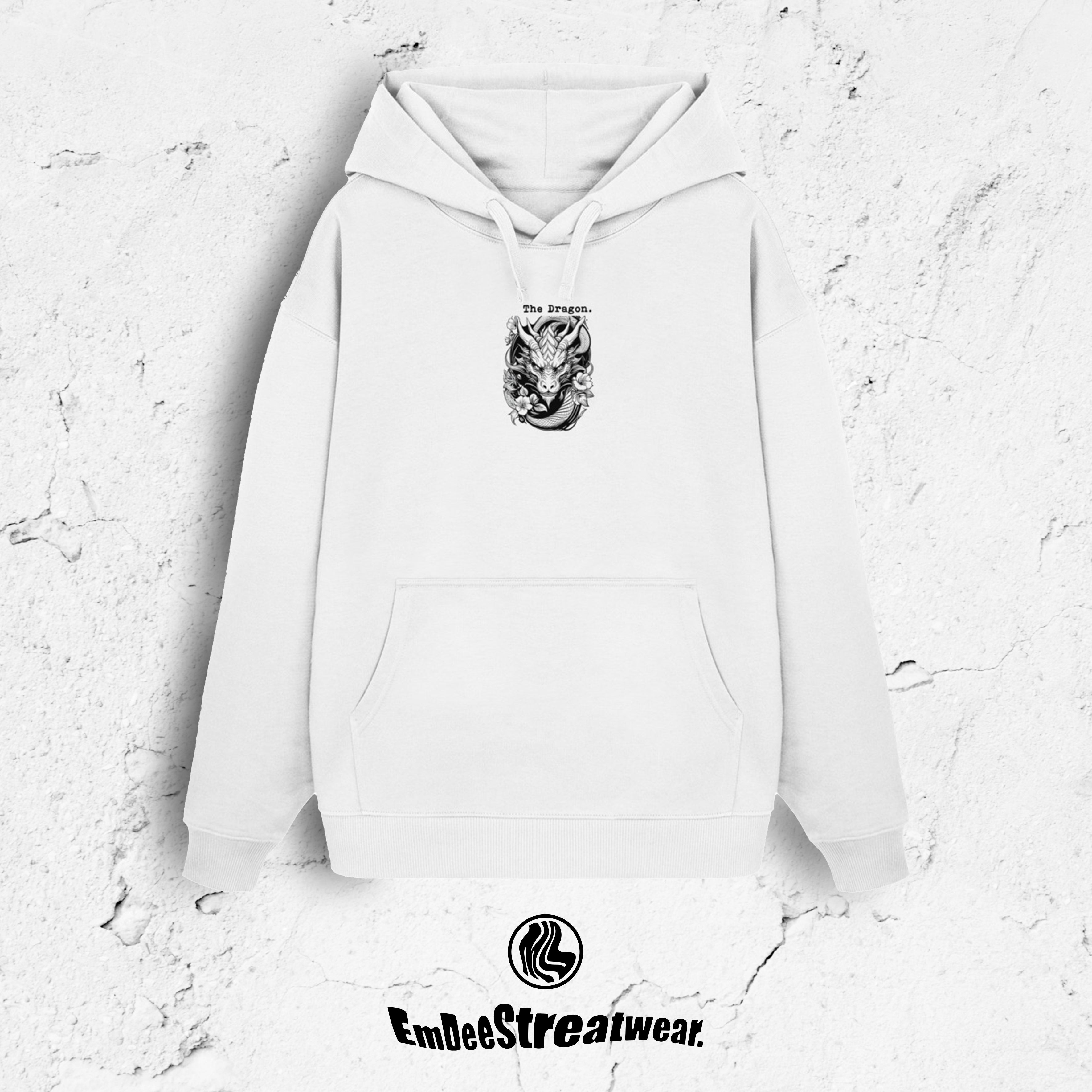 The Dragon - Unisex Oversized Organic Hoodie