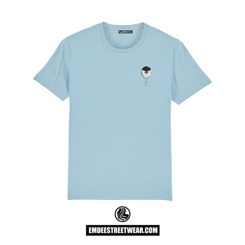 Dripping Eye - Organic T-Shirt | Sky Blue