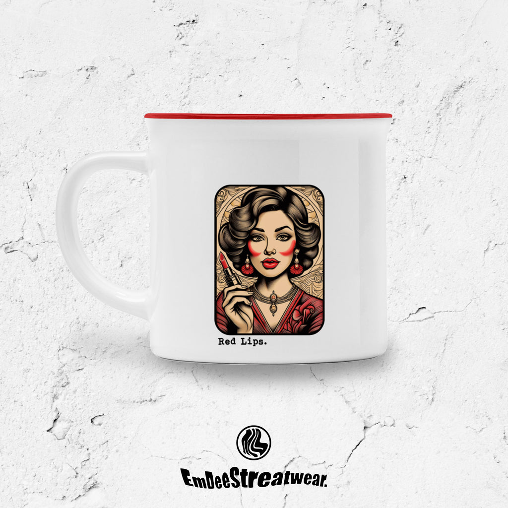 Crimson Lips - Ceramic Mug