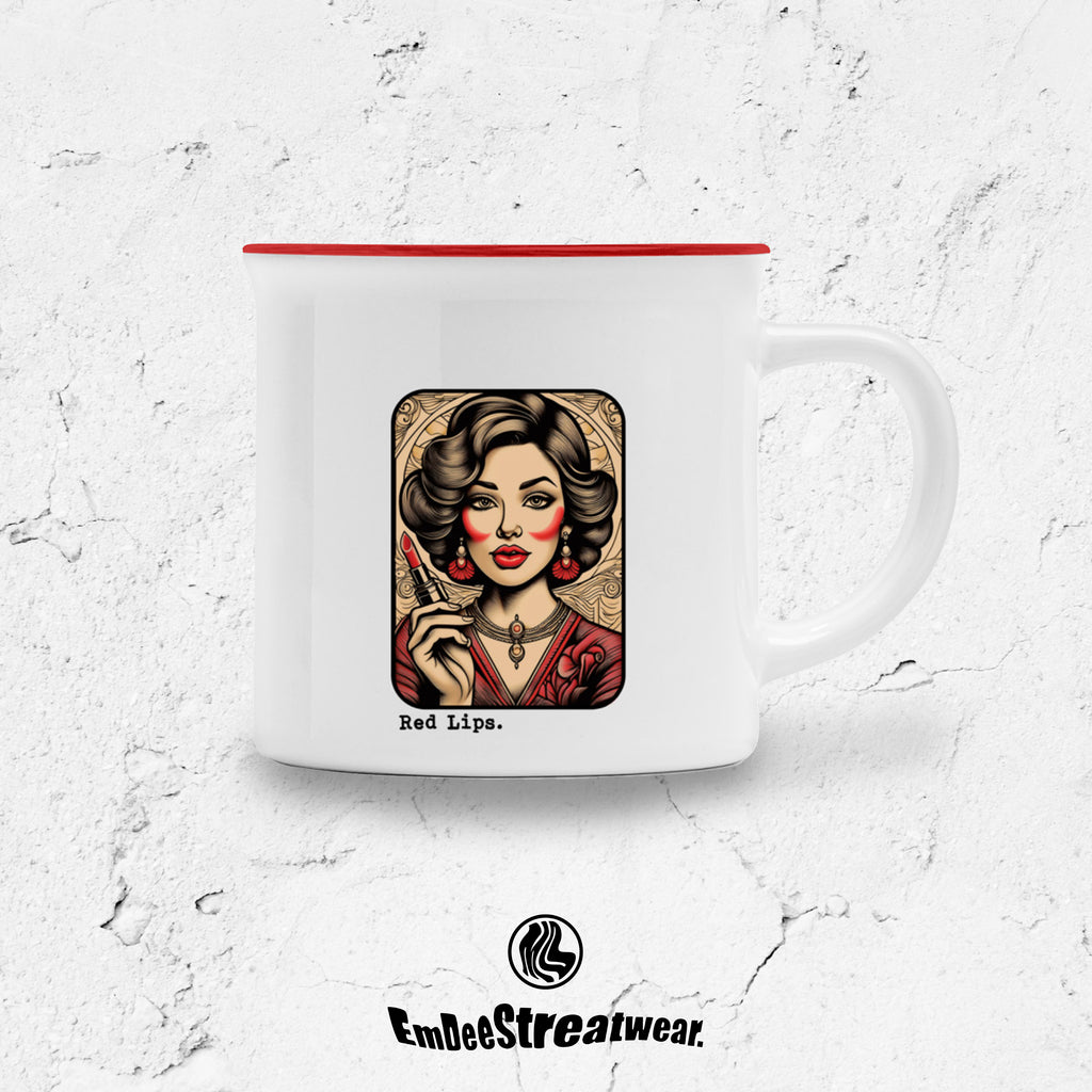 Crimson Lips - Ceramic Mug