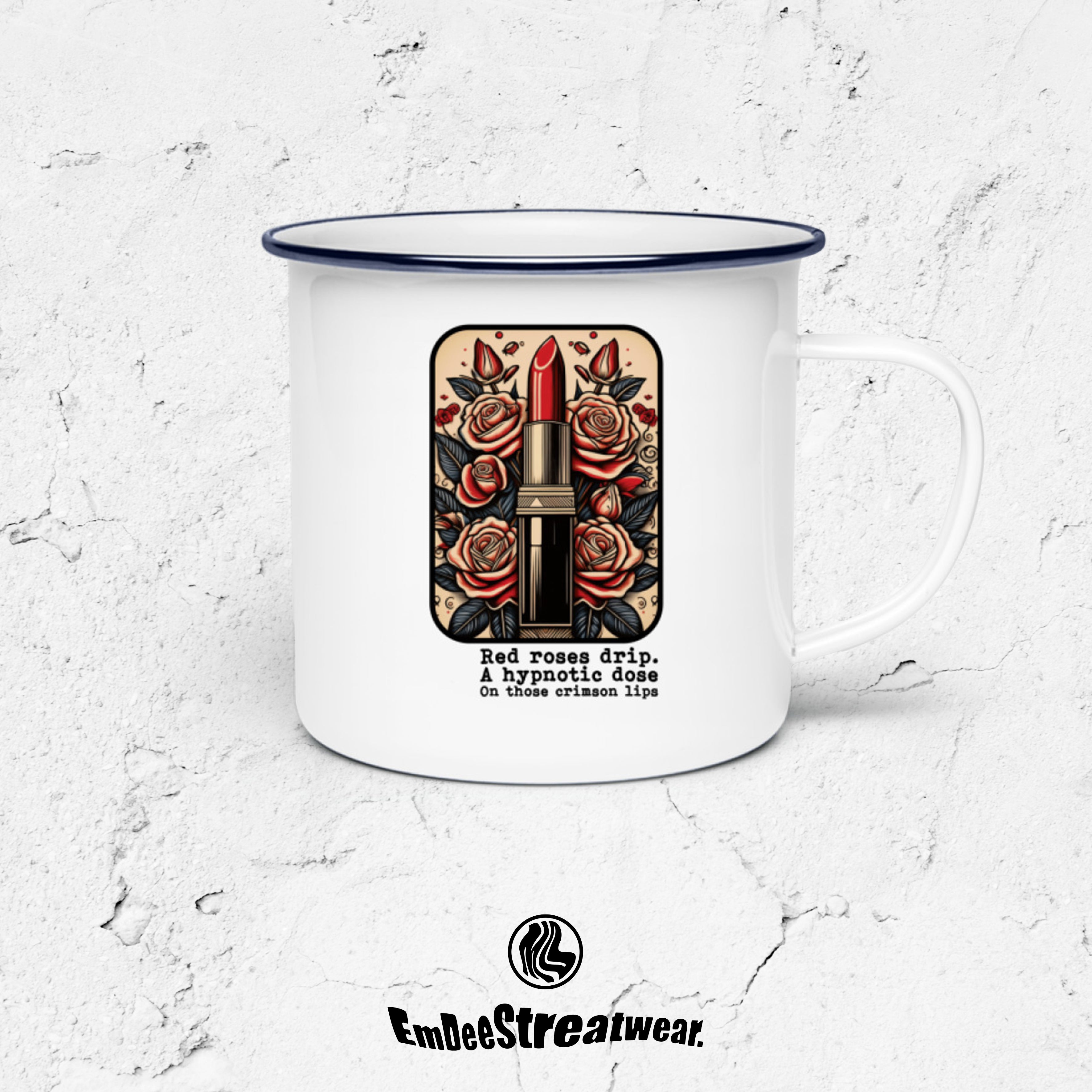 Crimson Lips Mug  - Stainless Steel Mug