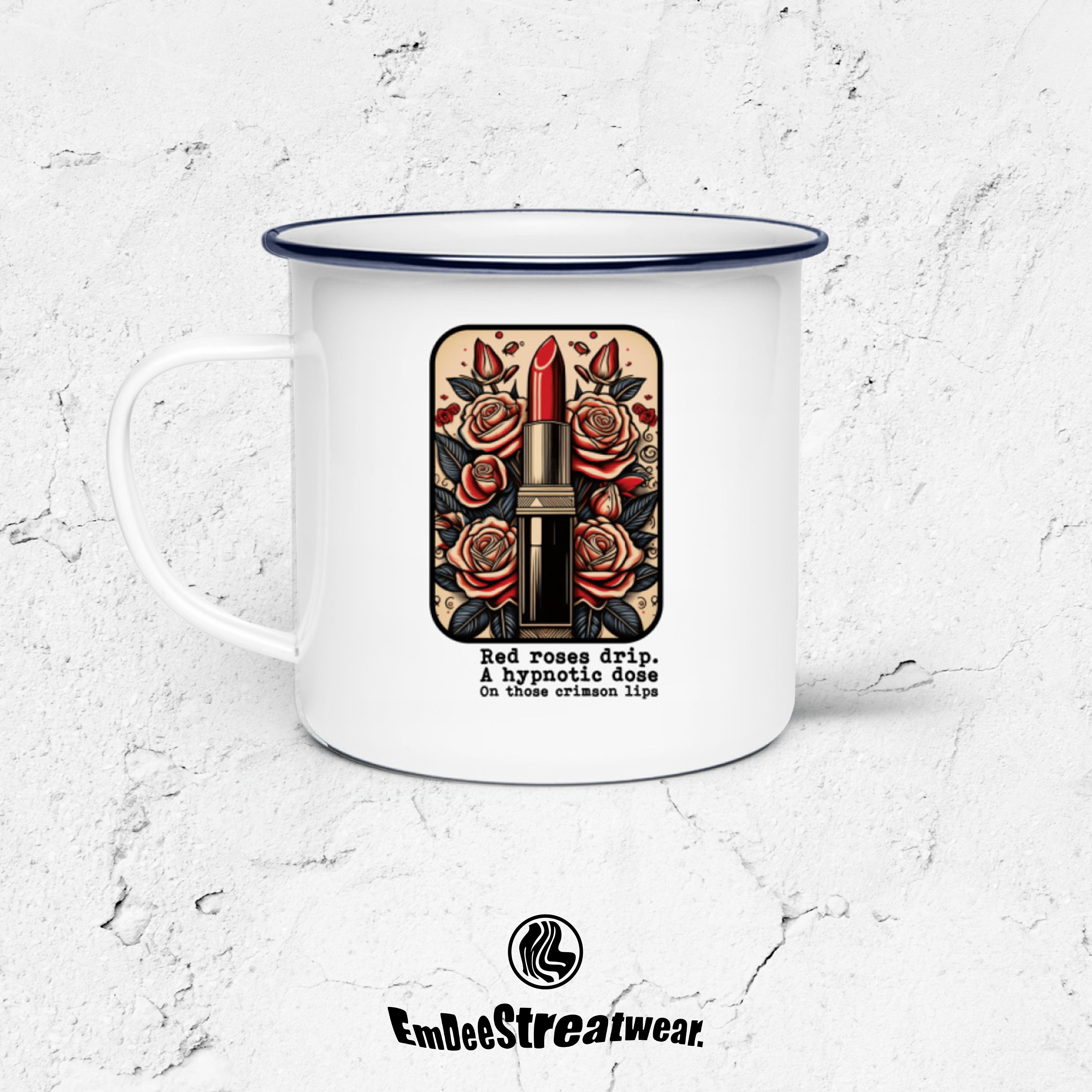 Crimson Lips Mug  - Stainless Steel Mug