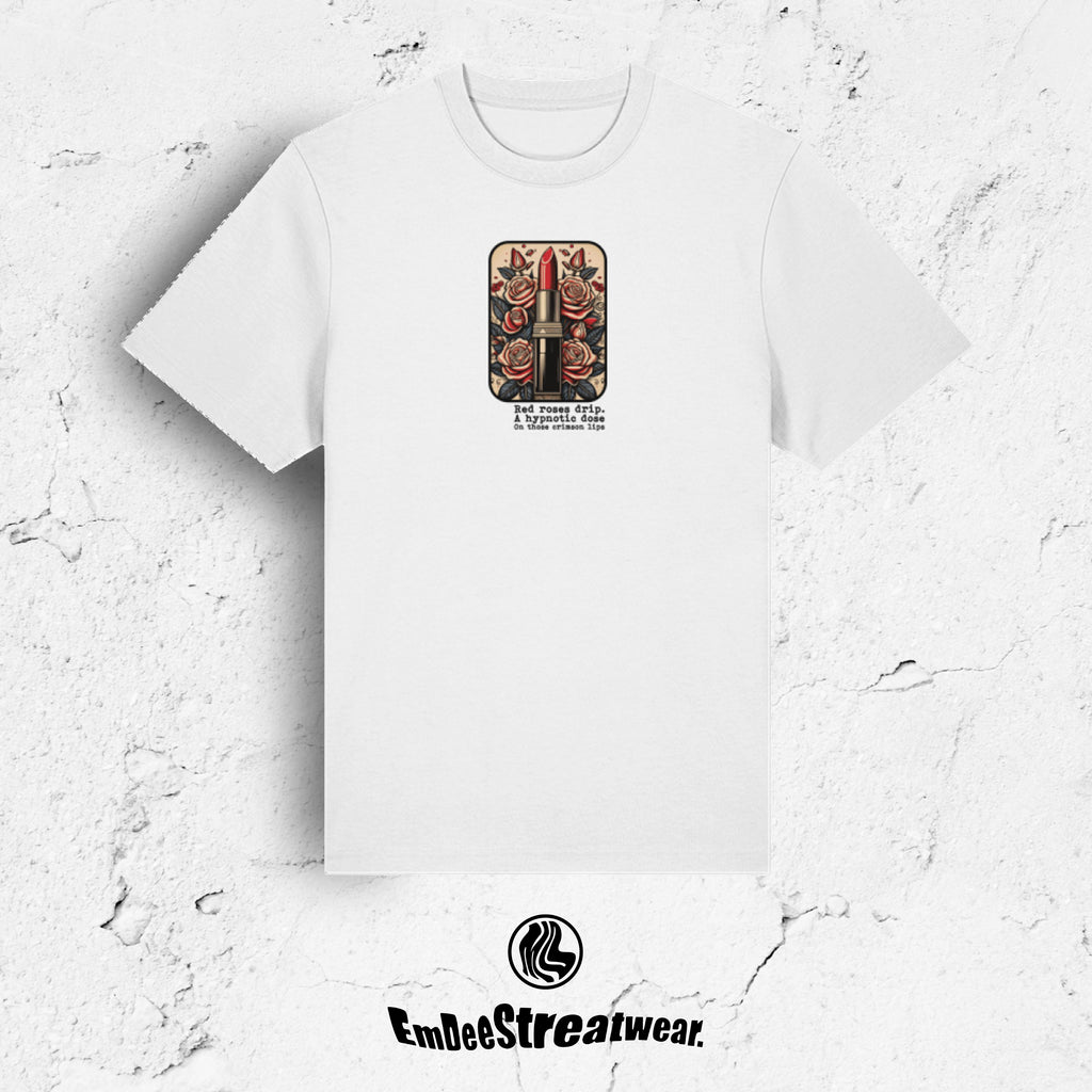 Crimson Lips - Organic Heavyweight T-Shirt