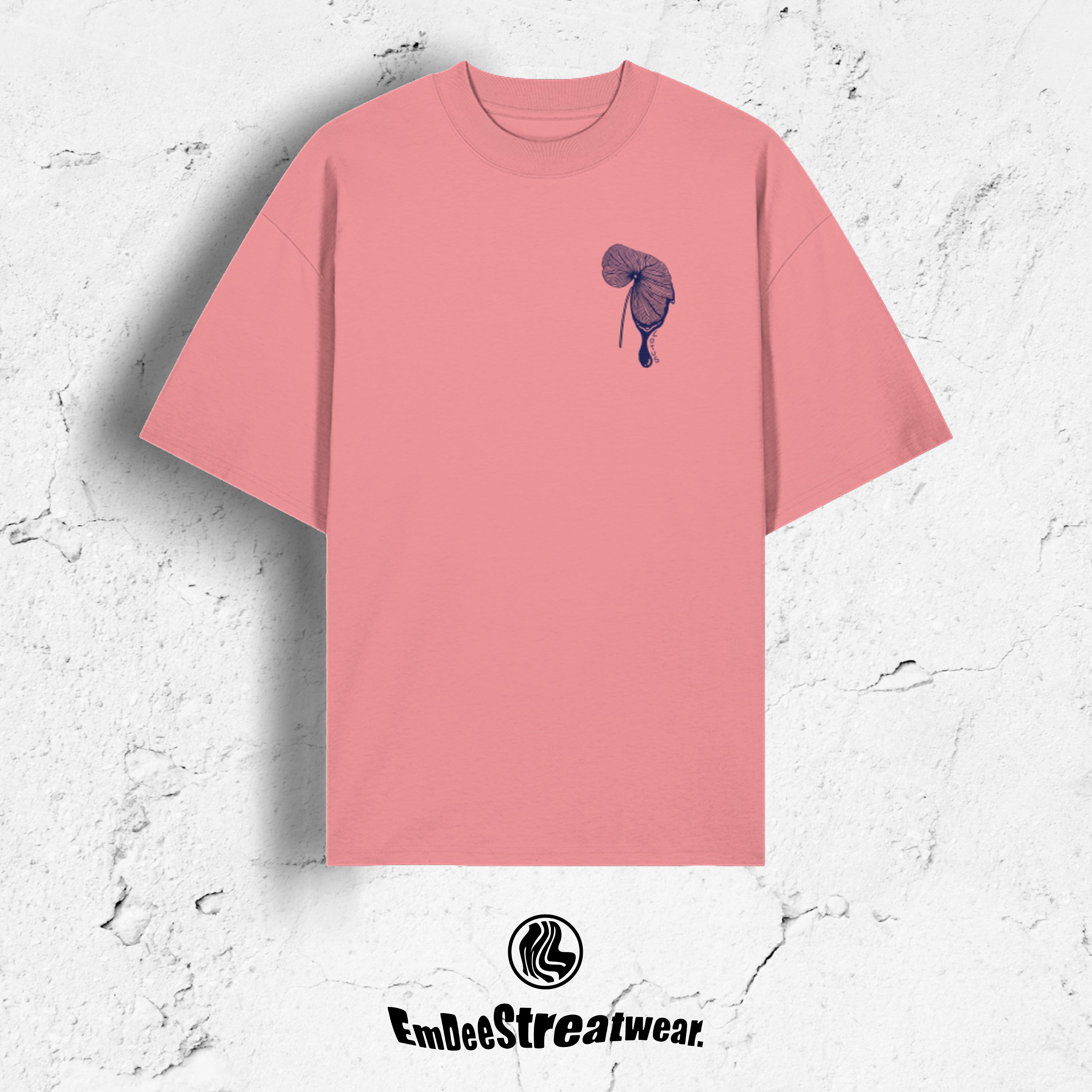 The Lotus - Organic Oversized Heavyweight T-Shirt