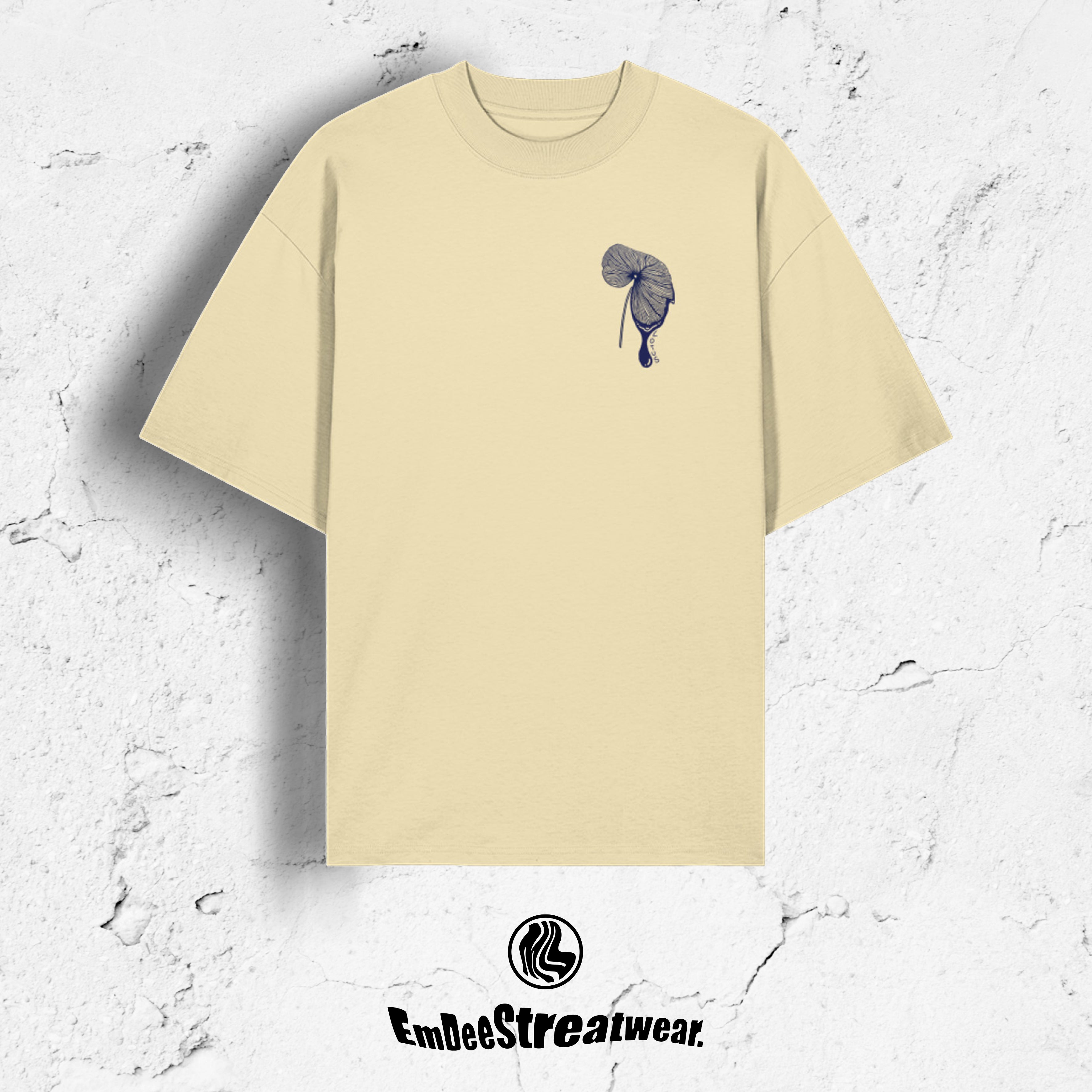 The Lotus - Organic Oversized Heavyweight T-Shirt