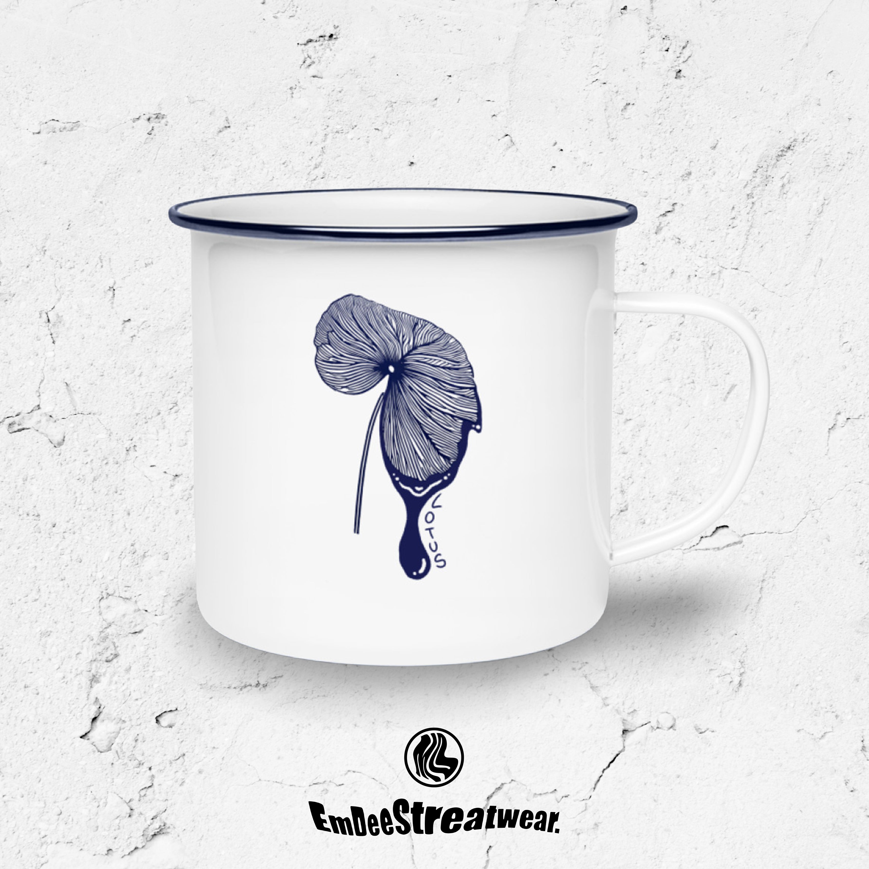 Lotus - Enamelled Steel Mug