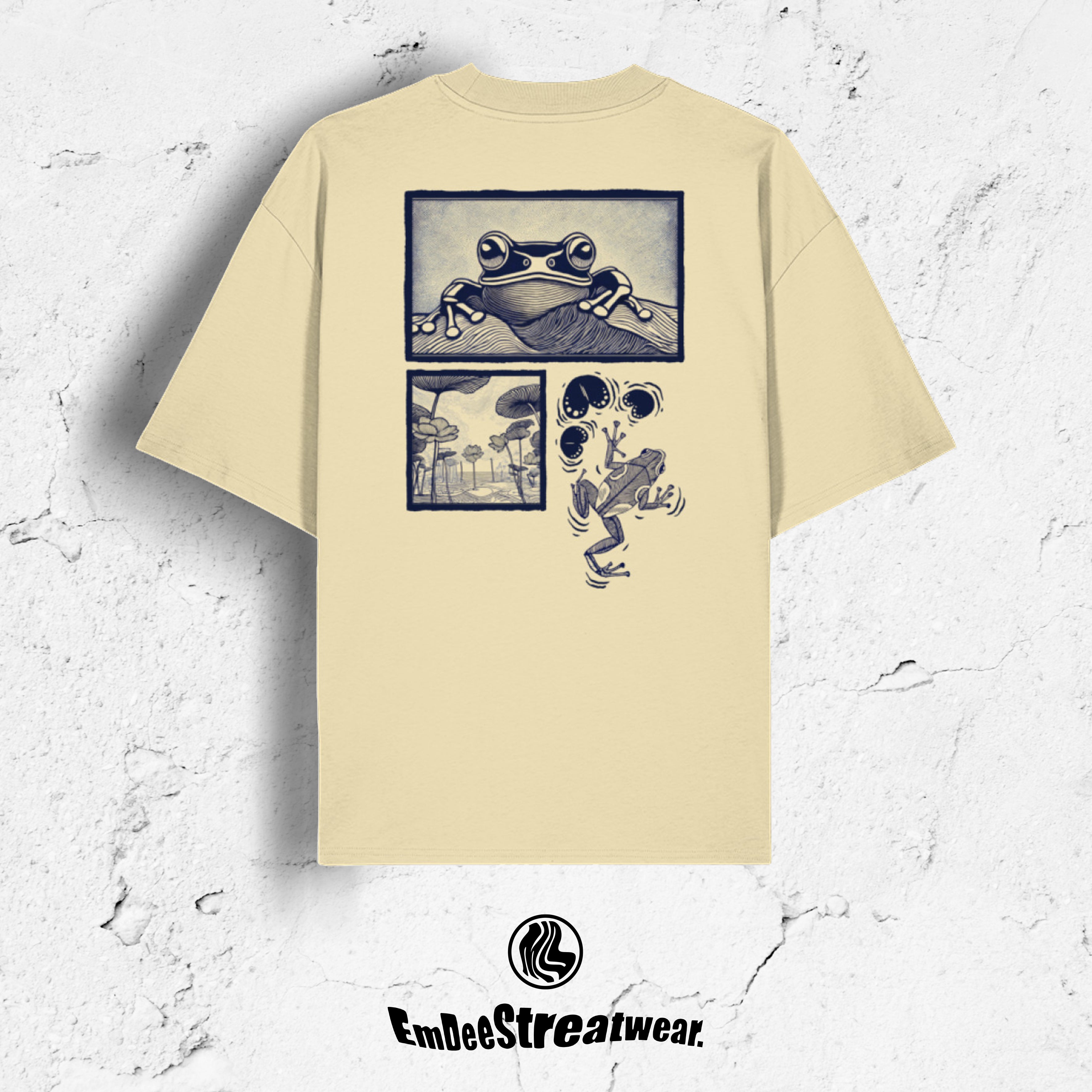 The Lotus - Organic Oversized Heavyweight T-Shirt
