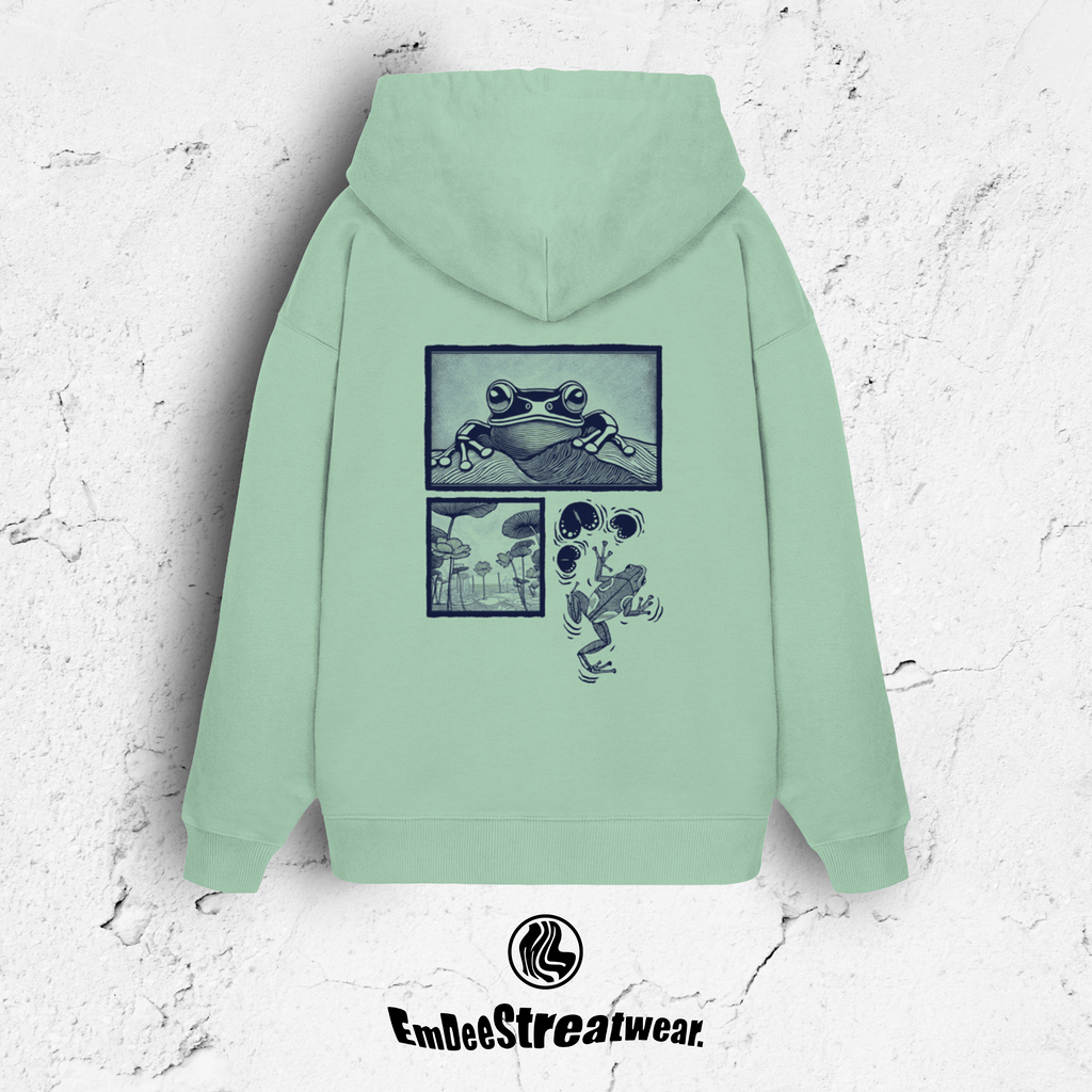 The Lotus - Unisex Oversized Organic Hoodie
