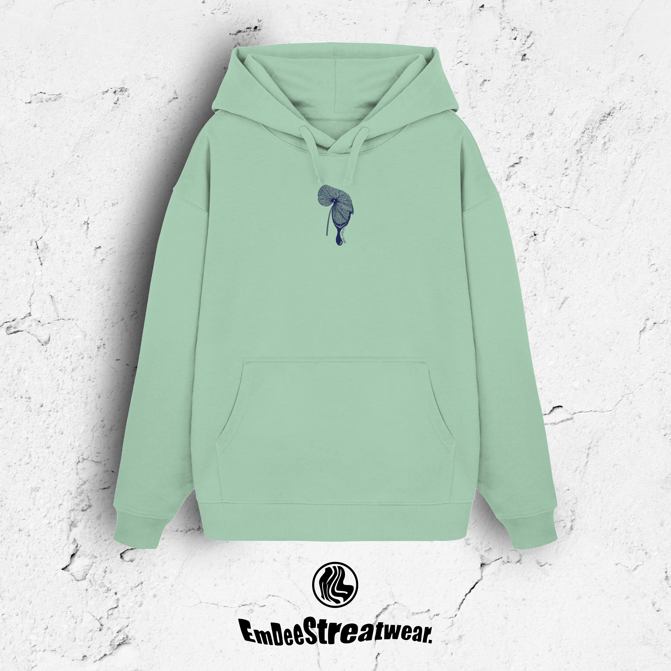 The Lotus - Unisex Oversized Organic Hoodie