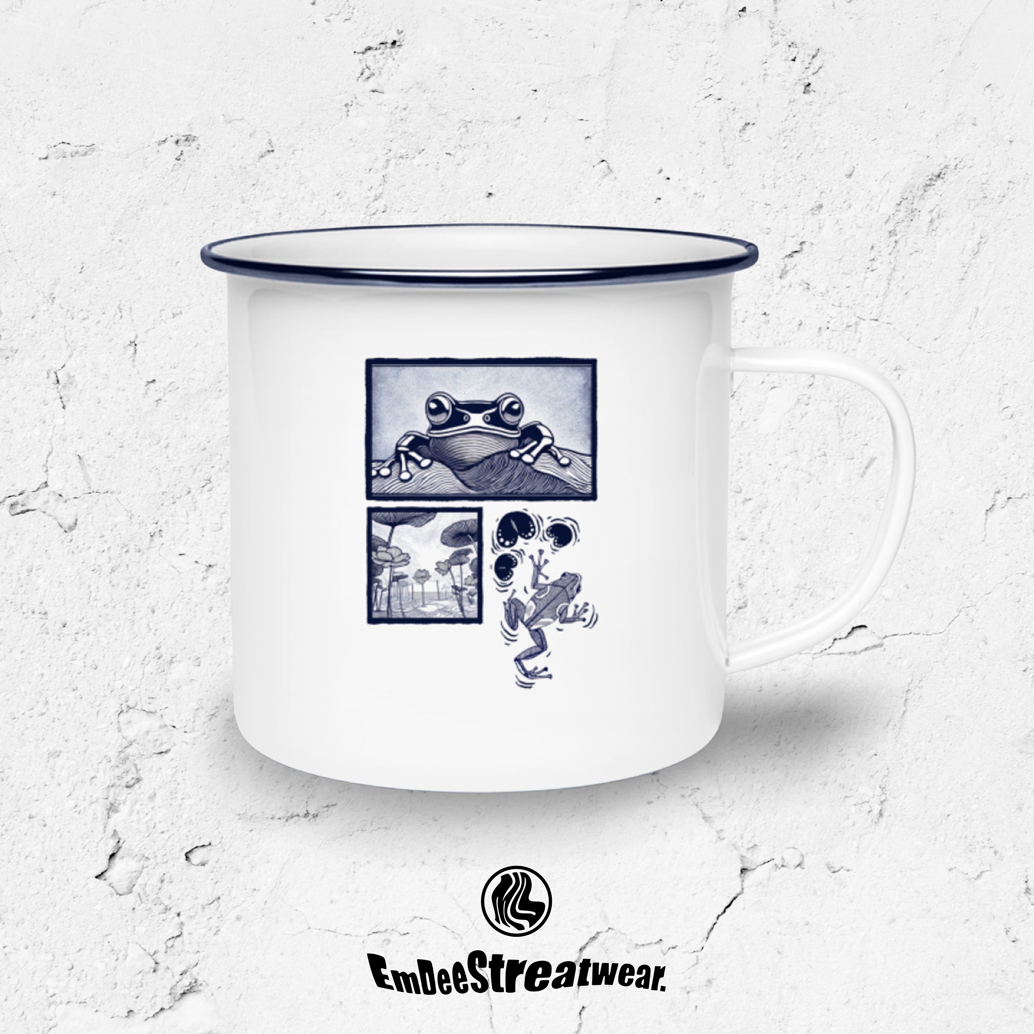 Lotus - Enamelled Steel Mug