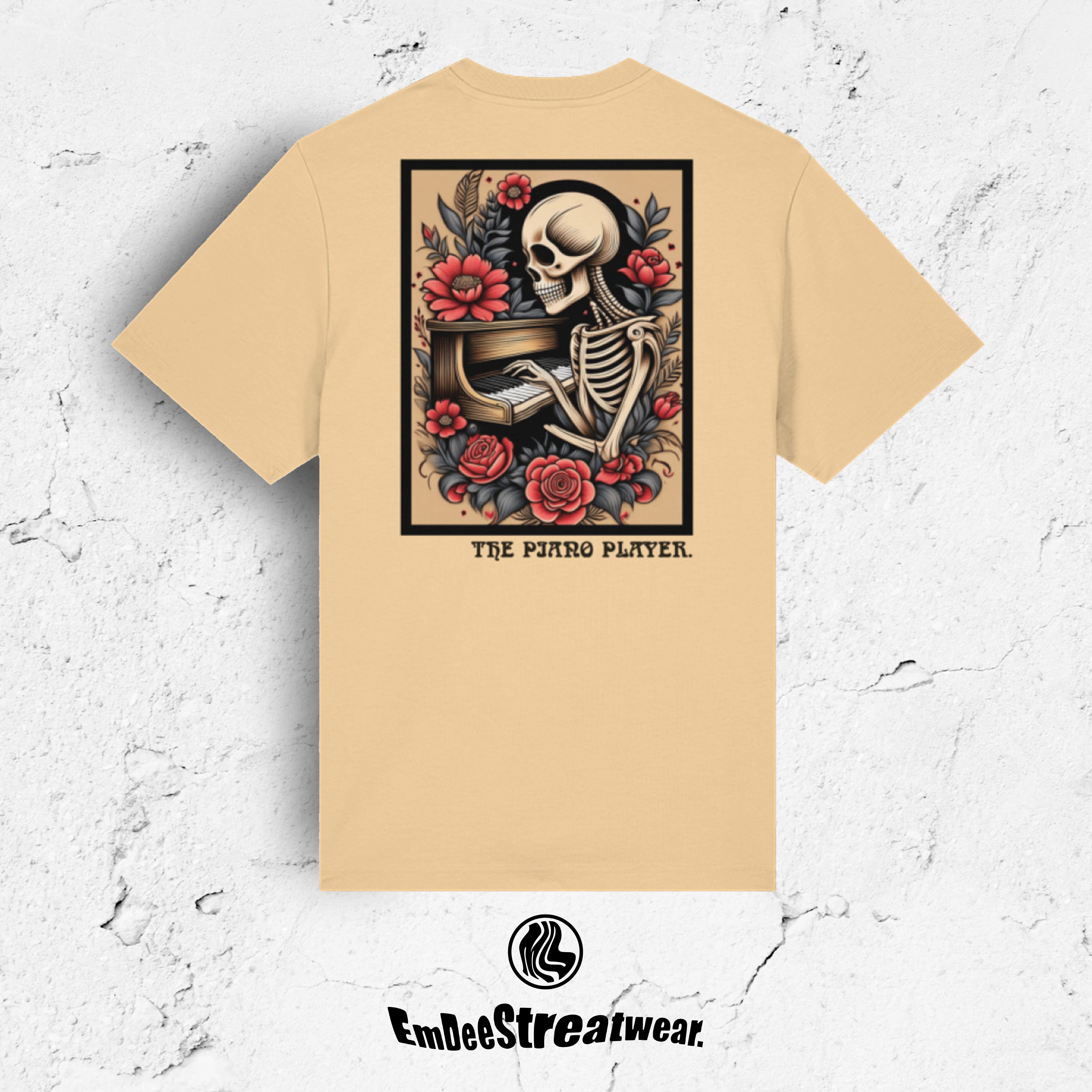 Piano Player - Organic Heavyweight T-Shirt