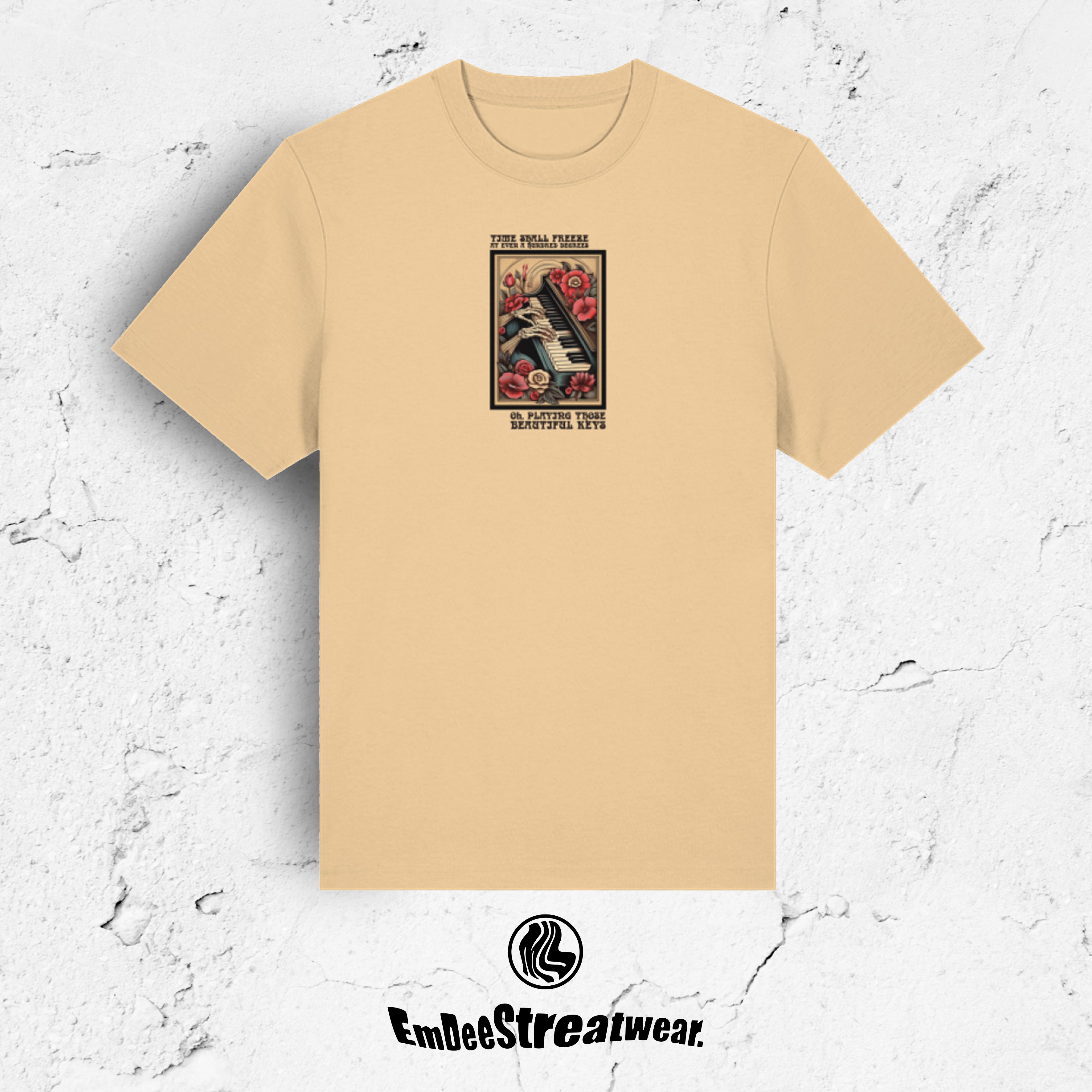 Piano Player - Organic Heavyweight T-Shirt