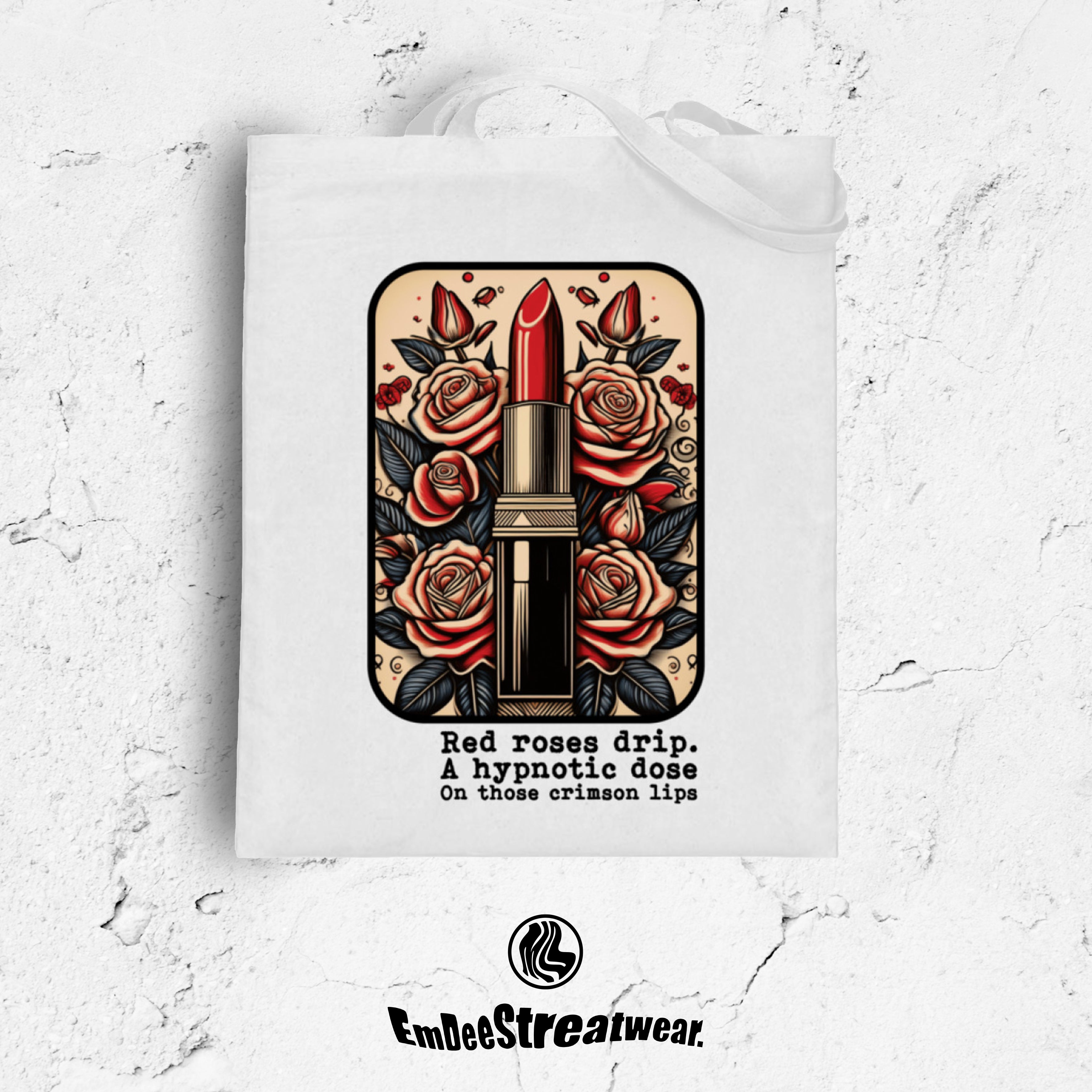 Red Roses - Tote Bag