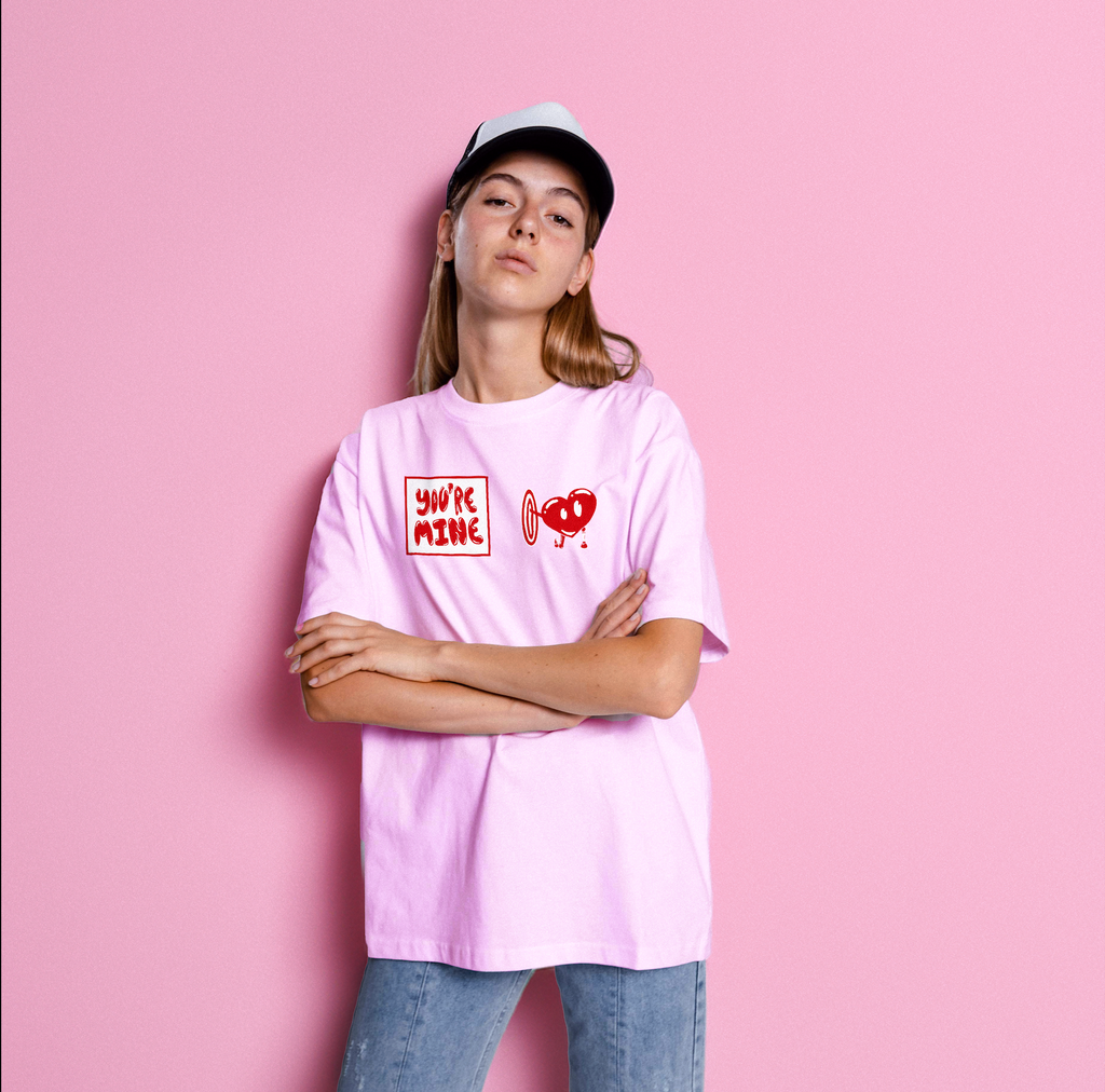 I'm Yours - Valentines Day Edition | Pink T-Shirt