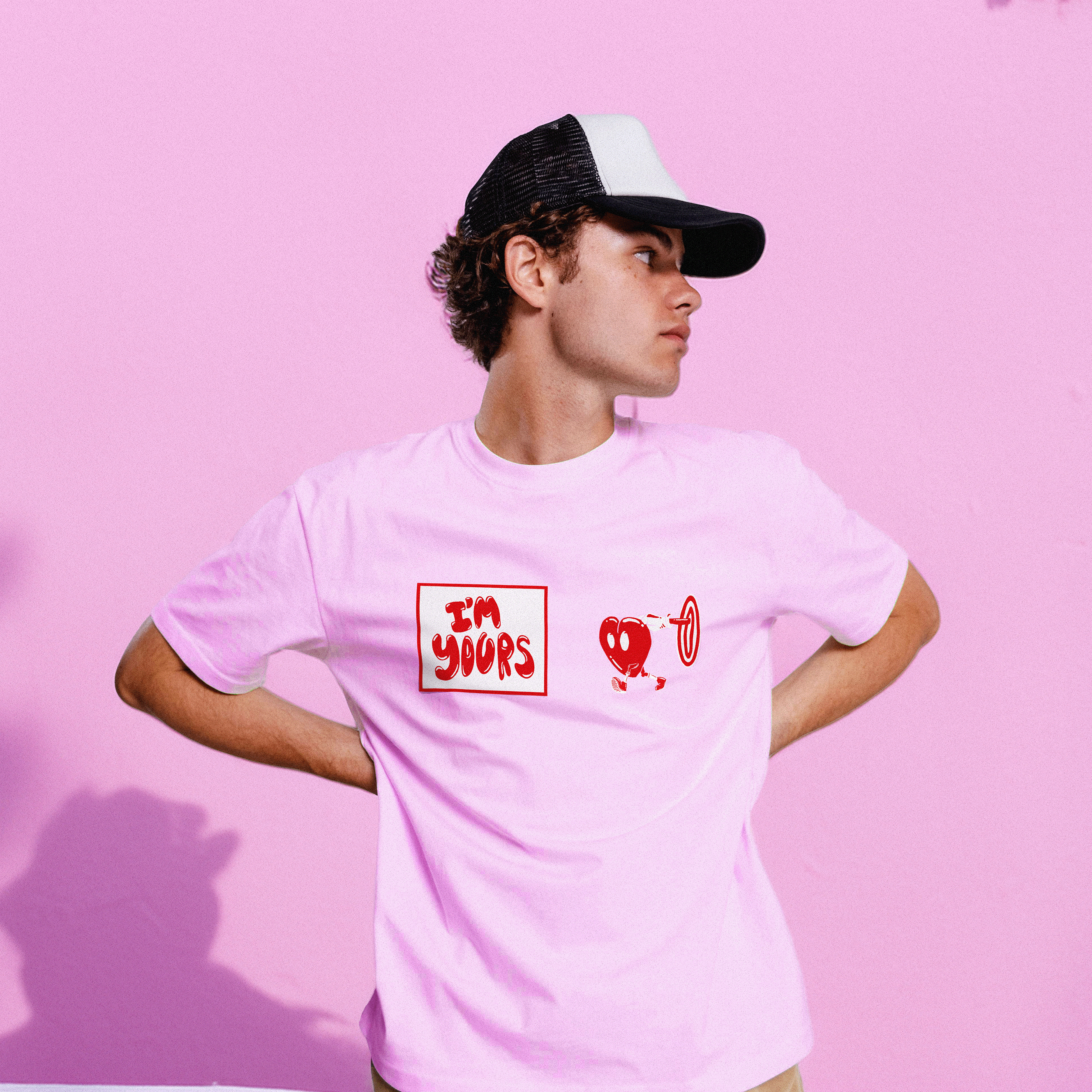 I'm Yours - Valentines Day Edition | Pink T-Shirt